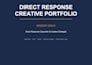 write direct response copy and creative strategy for ads